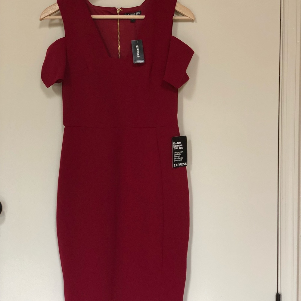 Cranberry red perfect holiday dress
